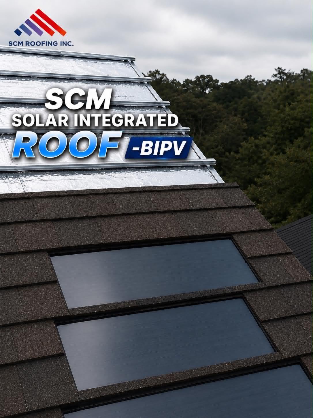 SCM Solar Integrated Roof - Shingle Tile Design - Image 4